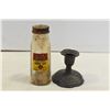 Image 2 : Small Goodyear Tire, Cast Iron Candle Holder, Misc.