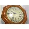 Image 2 : RARE Arthur Pequegnat Wooden Hanging Clock (Brandon Night Day Hanging Clock)– Not Working