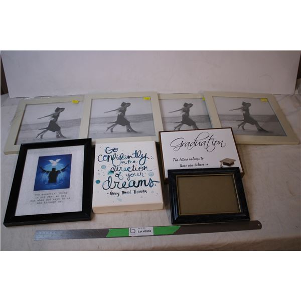Assorted picure frames