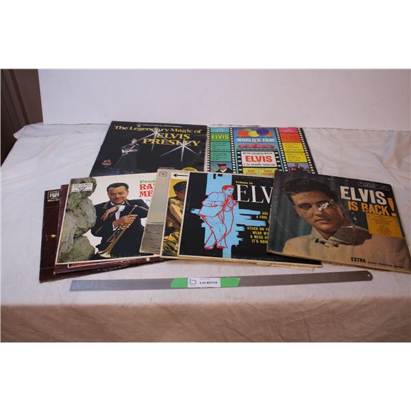 Elvis + Assorted records