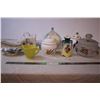Image 2 : Ceramic chinaware - teapot, butter plate?, misc