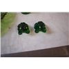 Image 3 : Green Glassware - Vintage items