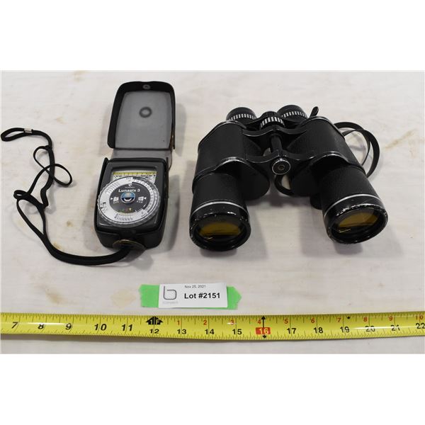 Lunasix 3 Light Meter & Binoculars