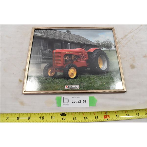 Heritage Line Tractor Picture in Frame