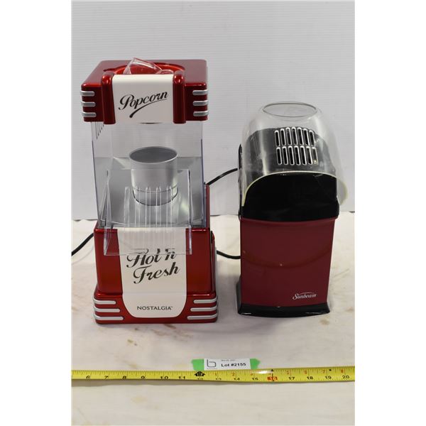 2 Popcorn Makers – Missing Butter Warmers