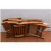 Image 2 : *2 Heavy Wooden Folding Outdoor Chairs