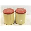 Image 3 : Vintage Tins, canister set & Glass Peanut Butter Jar