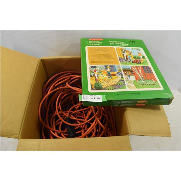 Rubbermaid Border Fence & Extension Cords