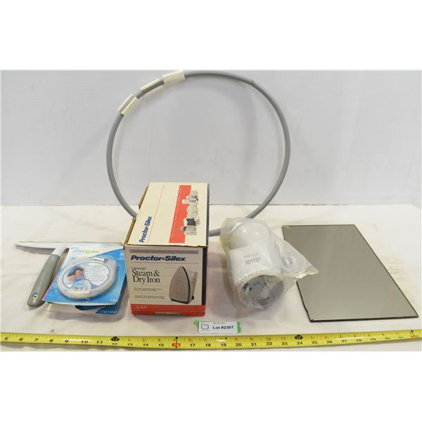 Vintage Iron (Not Working), Ikea Lamp & Febreze ScentStories