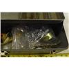 Image 3 : Vintage Metal Tackle Box with contents