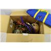 Image 1 : Box w/ Sports Equipment & Games