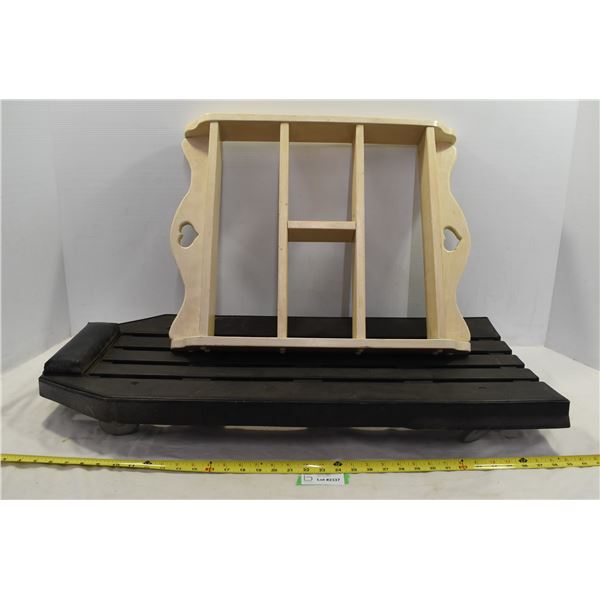 Garage Crawler & Wooden Shelf