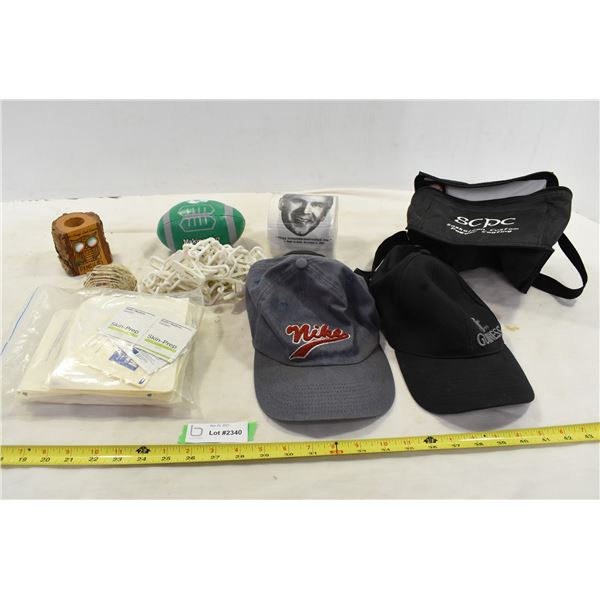 Assorted Lot w/ Hats, George Bush TP, Misc.