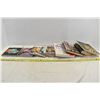 Image 1 : Assorted Books w/ Green Shopping Tote