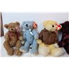 Image 3 : Beanie babies bears - original attic series - Blarny, Armstrong, Chelsea