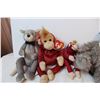 Image 2 : Beanie babies, with two extra dolls