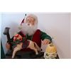 Image 4 : Large animated Santa Clause - Old toy maker (moves, batteries required for music)