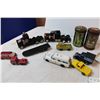 Image 2 : Vintage items: corkscrew, tape dispenser, S&P shakers, hotwheels/matchbox cars
