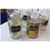 Image 3 : Pumpkin face dominican rum bottle, various empty bottles, Krakan, Smokehead, etc