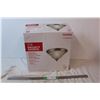 Image 1 : Flushmount Ceiling fixture with box, screws missing