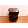 Image 1 : *Two tiered circular shelf on lazy susan 24” diameter, 28” tall