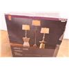 Image 3 : *Allen + Roth Lamp set, floor lamp missing, in box