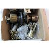 Image 2 : Box of vintage door knobs & door knob pieces