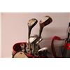 Image 2 : *Vintage Golf Clubs with bag + small golf bag with umbrella and clamps