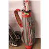 Image 5 : *Vintage Golf Clubs with bag + small golf bag with umbrella and clamps