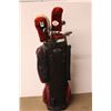 Image 1 : *Golf Bag with Clubs - one club is Titanium driver, (bag has balls, tees inside)