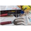Image 4 : *Misc. Items; Garden tools, umbrella anchor, vintage soap