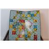 Image 2 : misc. Items; twiddle game (sealed in bag), Snakes and ladders board, Knights flag