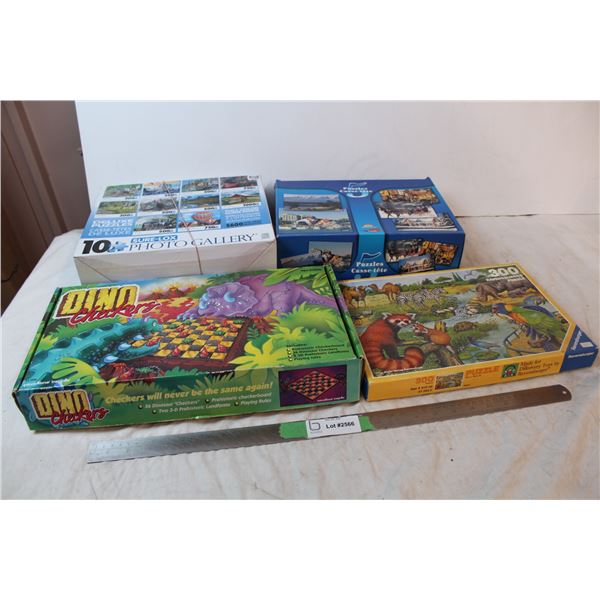 Dino checkers, puzzles- Ravensburger