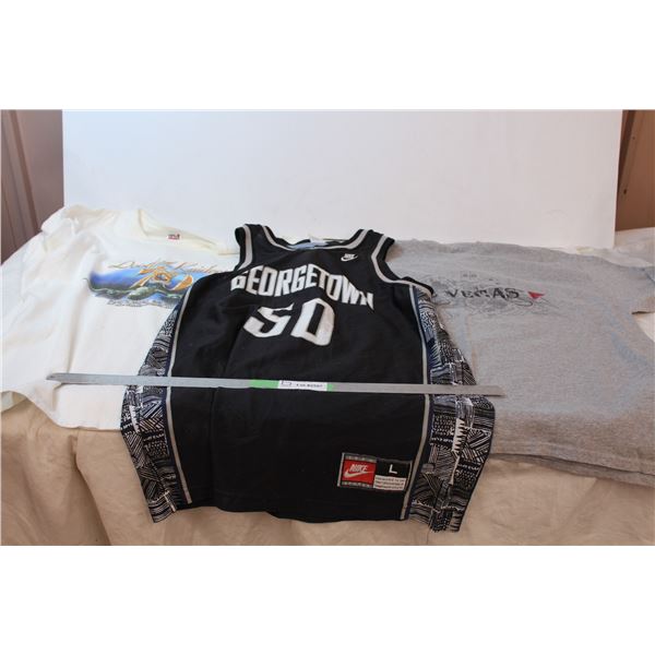 Georgetown (L) Basketball Jersey, Doolittle Raiders National Museum + Las Vegas t-shirts