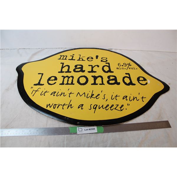 Mike's Hard lemonade sign (cardboard)