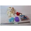 Image 1 : TY Angel bear, Heat in a click pads, Snoopy plush