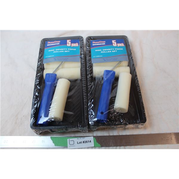 High density foam rollers