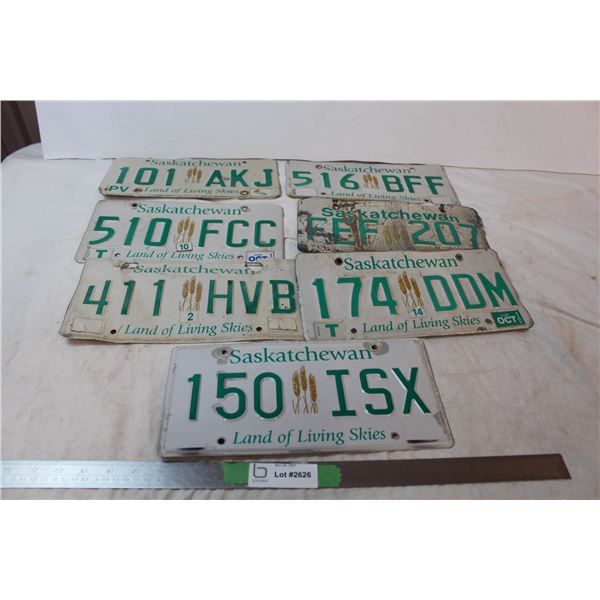 Saskatchewan licence plates