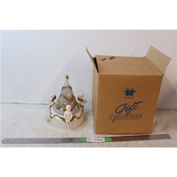 “Hark the Harold” Avon light up Christmas tree musical box