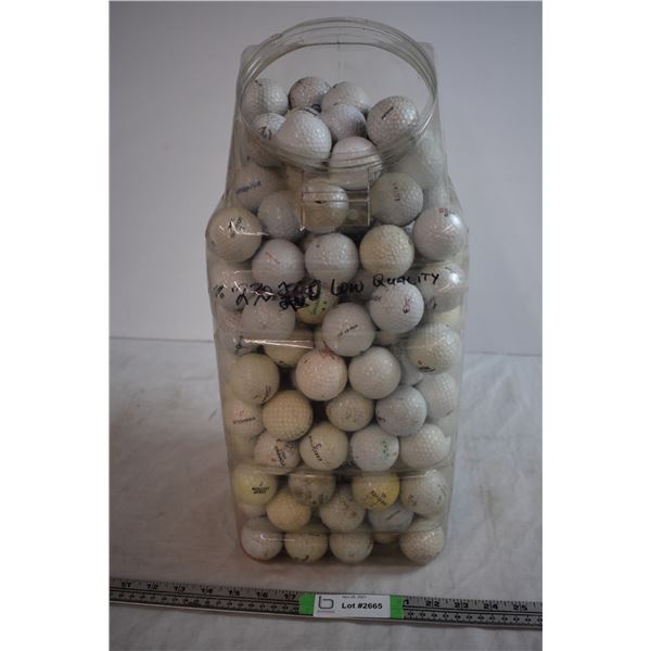 *(230)Low Quality Golf Balls