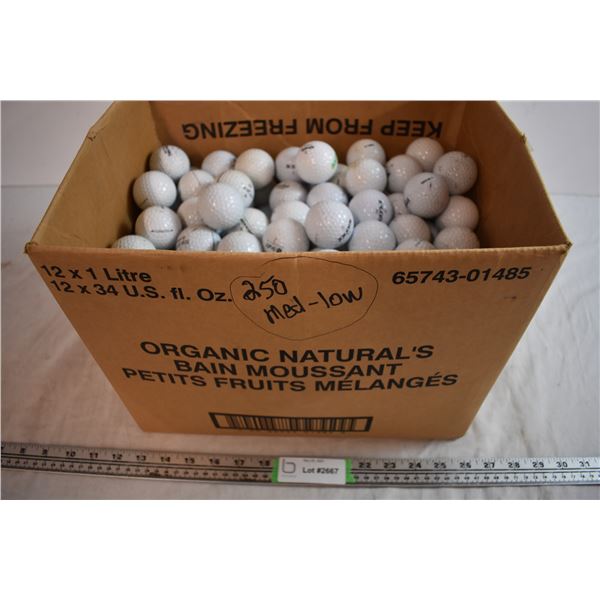 (250) Medium-Low Quality Golf Balls