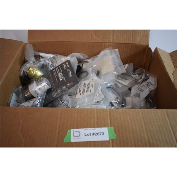 Assorted Box of Electrical/Lamp Parts