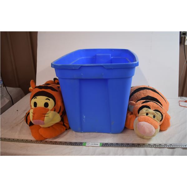 *Stuffed Tiggers With Tote (No Lid)