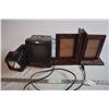 Image 1 : Small Heater (Working), Halogen Flashlight, and Picture Frame Bookends