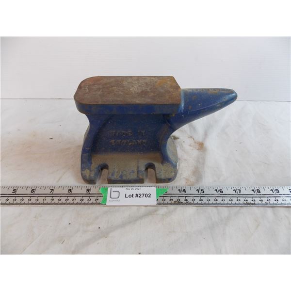 Small Anvil - Record, made in england" - 8" total length