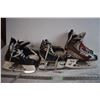 Image 1 : (3) Pairs of Used Hockey Skates