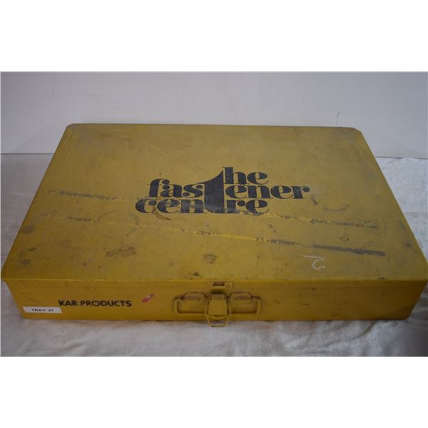 METAL CARRY CASE WITH ASSORTED HARDWARE