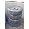 Image 1 : *Set of 4 Goodyear Winter Tires on rims (195/70R14)