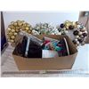 Image 1 : Box of Christmas Wreaths and home decor