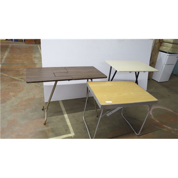 *(3) folding tables